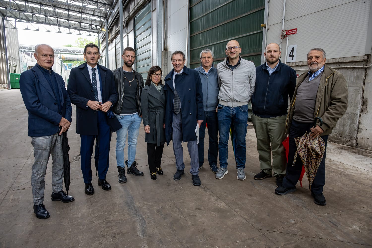 Cuneo Civica all'inaugurazione del biodigestore