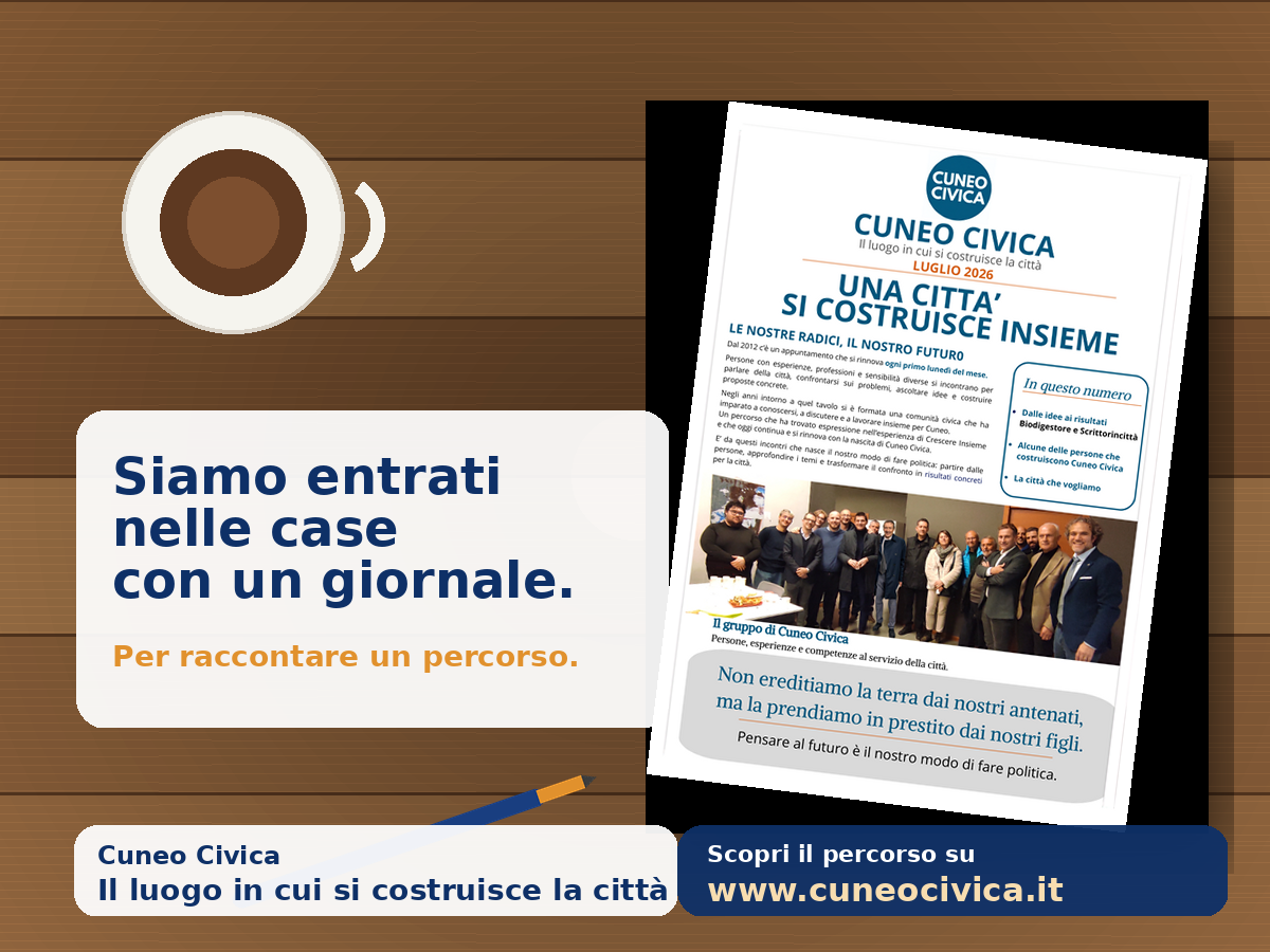 Il giornale di Cuneo Civica nelle case dei cittadini
